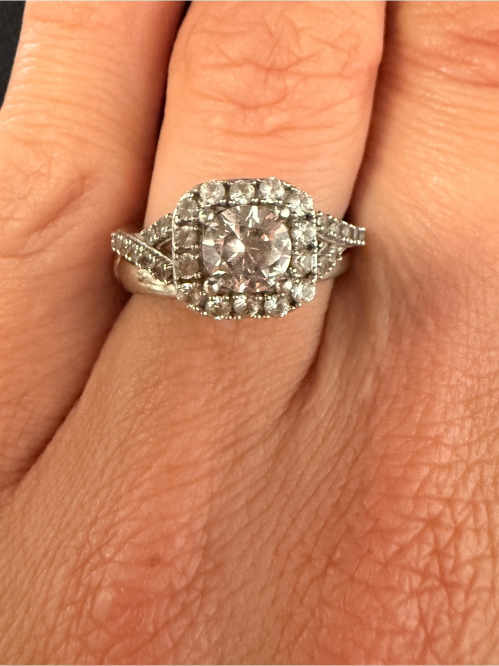 2 CTW Natural Diamond Ring Sz7